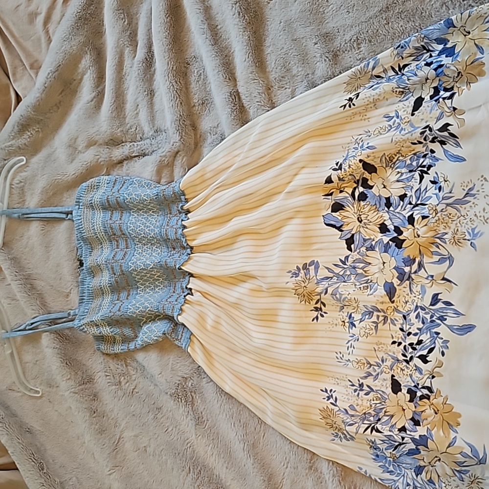Floral , (Sm), Cream